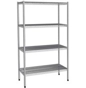 Resim Tel Raf-4 Katlı-Inox 201-183X46X180 Cm 