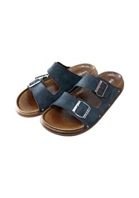 Resim Esem 3769-0001 Erkek Tokalı Yazlık Comfort Terlik Siyah Siyah 