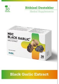 Resim Mdc Black Garlic Siyah Sarımsak Eki Takviye Edici Gıda 30 Tablet 