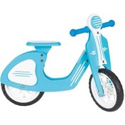 Resim Pilsan Retro Scooter Bisiklet Mavi Çok Renkli 