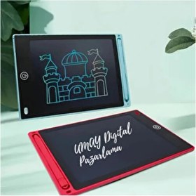 Resim Yakut 8,5 İnç Writing Silinebilen LCD Grafik Dijital Kalemli Çizim Tableti (Siyah) 