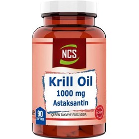 Resim NCS Krill Oil 1000 Mg Astaksantin 2 Mg 90 Softgel 