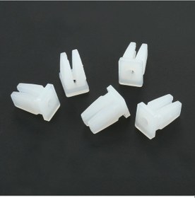 Resim Lasonstiges 30 Adet Beyaz Plastik Sabit Araba Far Bağlantı Elemanı Grommet Somun Vida Klipsleri Araba İç Aksesuarları 