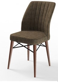 Resim Canisa Concept Flex Serisi 1.sınıf Gürgen Ceviz Ayaklı Sandalye Kahve Sandalye Ceviz Ayak Sandalye Kahve Ayaklar Ceviz 