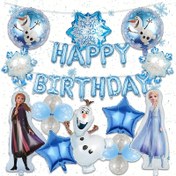 Resim Set of 17 Ice Princess Elsa Dekoratif Çelenk, İç ve Dış Mekan Parti Süslemeleri için Uygun, Kalın Mavi, Doğum Günü Partileri, Kutlamalar ve Fotoğraf Çekimleri için Uygun, Karışık Renkler, Noel Günleri, Oval Şekil, Elektrik Gerektirmez, Tatil Parti Malzemeleri 