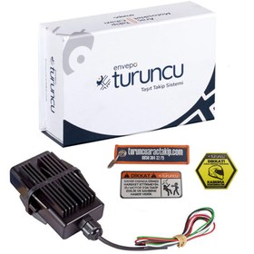 Resim Turuncu Motosiklet Takip Sistemi 12 Aylık + Buzzer (Sesli Alarm) 