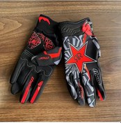 Resim Xuweiwei Siyah&kırmızı Xl Bisiklet Eldiveni Erkek Ve Kadın İçin Outdoor Spor Motosiklet Ve Dağ Bisikleti Kullanımı 