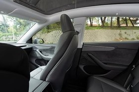 Resim (2'Lİ SET) Tesla T Parts Model 3 Y Koltuk Arkası Koruyucu, Tesla Koltuk Koruma Kılıfı 