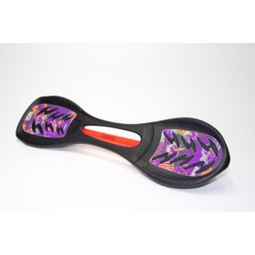 Resim Oxeloboard 2 Tekerlekli Kaykay Waveboard Meridyendukkan Eflatun 