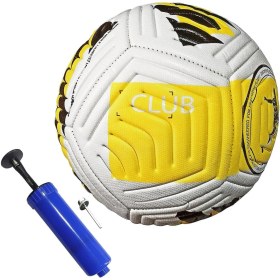 Resim Avessa BSF-018 Sarı Futbol Topu No.5 El Pompası ile Birlikte Kaliteli Oyun Deneyimi 