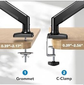 Resim Hatreds Lcd/Led Monitör Tutucu Kol Amortisörlü Vesa Monitör Standı 2-10 Kg 17-30 Inç 