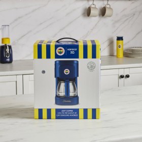Resim Karaca Just Coffee Aroma 2 In 1 Fenerbahçe Lisanslı Filtre Kahve ve Çay Demleme Makinesi 5 Fincan Kapasite 
