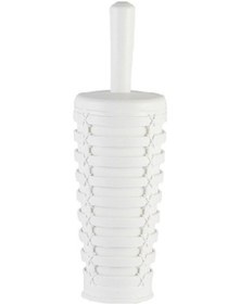 Resim Primanova Palm Çöp Kovası Ve Tuvalet Fırçası Beyaz 