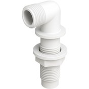 Resim DESIPHON Klozet Temiz Su Giriş Ara Parça Plastik Dirsek 3/8 Bağlantı Aparatı Seti (2 Adet) 