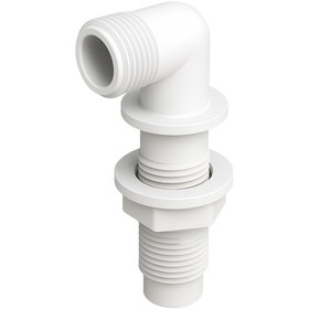 Resim DESIPHON Klozet Temiz Su Giriş Ara Parça Plastik Dirsek 3/8 Bağlantı Aparatı Seti (2 Adet) 