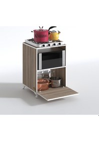 Resim Kenzlife ocak dolabı ayşe crd 85*60*57 mutfak modül mini fırın mikrodalga banyo ofis modül 