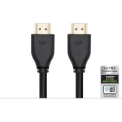 Resim Monoprice 8k Sertifikalı Ultra Yüksek Hızlı HDMI Kablosu - HDMI 2.1 | 8K@60Hz | 48GB/SN | Cl2 Duvar Içi Dereceli | 28-30AWG | Siyah 30/ 1m 