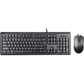 Resim A4 Tech KR-9276 Q Kablolu USB Q Mmedya Klavye + Optik Mouse Set 