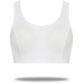 Resim fsm1453 Kız Çocuk Kalın Askılı Pamuklu Sporcu Yarım Atlet -7015 