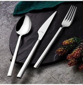 Resim Aryıldız Çatal Kaşık Bıçak Takımı 89 Parça Clasıc Vogue Gri 