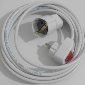 Resim Tek Anahtarlı Fiş ve Tekli Uzatma Kablosu 