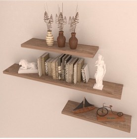 Resim Rafkestir 3 Lü Raf Set ( 90 - 50 - 40 ) Sacramento ( Mat ) 