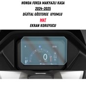 Resim UniqAnatolia Honda Forza Makyajlı Kasa 2024-2025 Dijital Gösterge Uyumlu Mat Ekran Koruyucu 