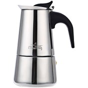 Resim FE001-4 200 ML Paslanmaz Çelik Indüksiyonlu Inox Espresso Kahve Makinesi Any Morning