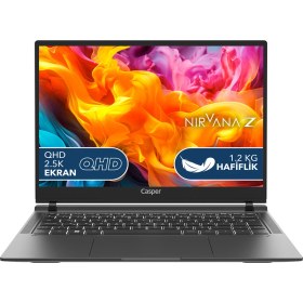 Resim Casper Nirvana Z100 i7-1355U 16GB LPDDR5 1TB SSD 14" Freedos Oniks Siyah Laptop Z100.1355-BF00X-S-Q 