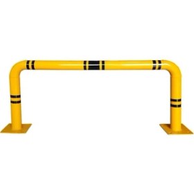 Resim İleri Trafik 10'lu Otopark Kolon Koruyucu Bariyer Seti, Metal Bariyer 104 x 46cm 