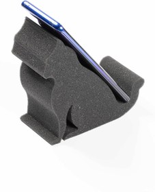 Resim Birlik Sünger Sünger Kedi Masa Üstü Telefon Ve Tablet Tutacağı Siyah 13x12,5x6 Cm 