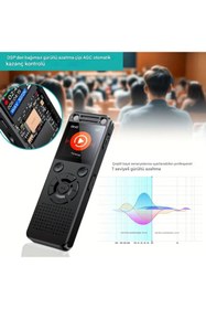 Resim Kingboss Hs-32 Mp3 Çalar Ses Kayıt Cihazı 32GB (+64GB-takılı değil) Çift Hoparlör, Kristal Mikrofon, 75 Saat 