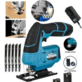 Resim Branzeg Şarjlı Dekupaj Bakır Sargılı Cift Batarya 