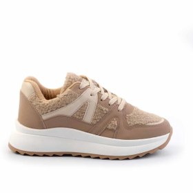 Resim Bambi Vizon Kadın Sneaker K01412200097 