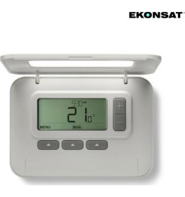 Resim Honeywell T3R Kablosuz Oda Termostatı On/off – Haftalık Programlanabilir Kombi Termostatı 