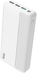 Resim Bix PB302 Dört Portlu PD + 3x USB 22.5W QC Şarj Destekli 30000 mAh Powerbank (White) 