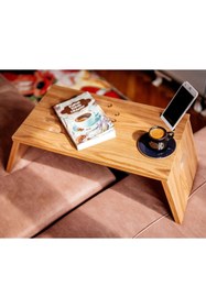 Resim Bk Gift Gift Ahşap Katlanabilir Organizer Kitap Okuma Sehpası 