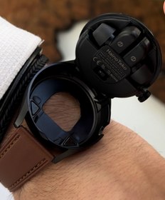 Resim woodhub 2 Yıl Watch 12 Pro bluetooth kulaklıklı İos Ve Android İle Uyumlu Akıllı Kol Saati Yok Siyah İthala 