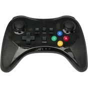 Resim Fsfyb Wii U Pro Controller, Kablolu Wii U Oyun Pedi Wiiu Kontrolü Wii U Oyun Wii U Kablosuz Wii U Kumanda Çift Analog Joystick ile Wii U Için (Wiiu Için Denetleyicisi Siyah) (Yurt Dışından) 
