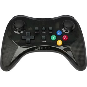 Resim Fsfyb Wii U Pro Controller, Kablolu Wii U Oyun Pedi Wiiu Kontrolü Wii U Oyun Wii U Kablosuz Wii U Kumanda Çift Analog Joystick ile Wii U Için (Wiiu Için Denetleyicisi Siyah) (Yurt Dışından) 