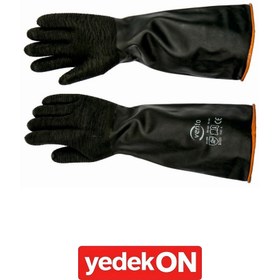 Resim Eldiven Asit Tırtıklı Siyah 45 Cm.el00700 