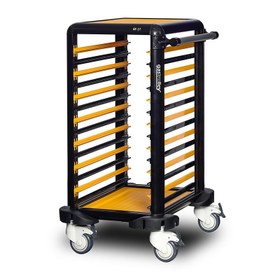 Resim Gastrolley 75 Tekli Gastronorm Küvet Taşıma Arabası, Etrafı Açık, 53x71x99 cm 
