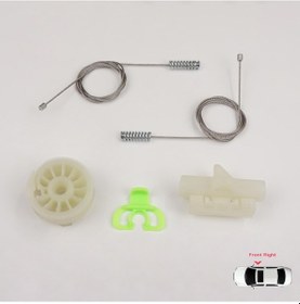 Resim Fiat Punto Grande Evo 3 199 2005-2024 İçin Ön Sağ Cam Kriko Seti 