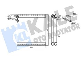 Resim KALE 352240 | Evaporator 12-Clio.IV-Captur-Logan-Sandero 1.5 DCI 