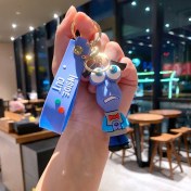 Resim OIMG Yeni Çizgi Film Animasyon Stitch Serisi Yumuşak Kauçuk Anahtarlık Bebek Çantası Kolye Anahtarlık Küçük Hediye (Yurt Dışından) 