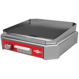 Resim Empero EMP.SIE.011 Mini Setüstü Elektrikli Izgara Tam Oluklu Pleyt 