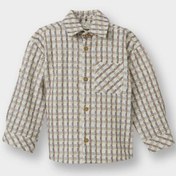 Resim Defacto Erkek Bebek Kareli Gofre Dokulu Uzun Kollu Gömlek F5128a525aubg286 Bej 