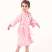 Resim Genç Kızlar için Yazlık Pijama, Orta ve Büyük Bedenler, Ev Giysileri, Bornozlar, İnce Düz Renk Genç Kız Bornozları, Büyük Genç Kız Pijamaları, Gençler Gösterisi, Açık Yaka, Erkek ve Kadın Bornozları 