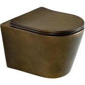 Resim LENA ASMA KLOZET KAPAK DAHİL (MAT BRONZ) ET-H201BR 