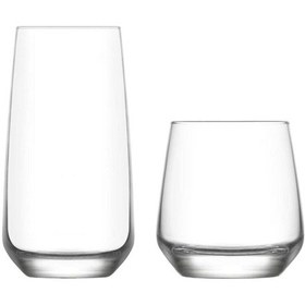 Resim Lav Lal - Su Bardak 12 Li 2 Boy Fma04929 Fma03277 